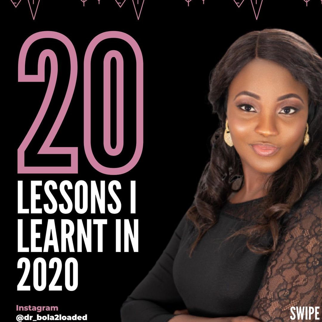 20 Lessons I Learnt in 2020